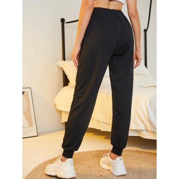 Drawstring Snake Print Jogger Sweatpants Drawstring Snake Print Jogger Sweatpants