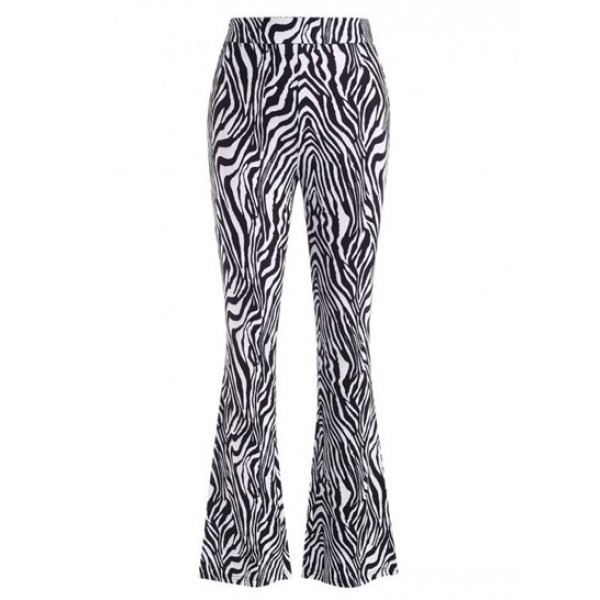 Zebra Print Flare Pants Zebra Print Flare Pants