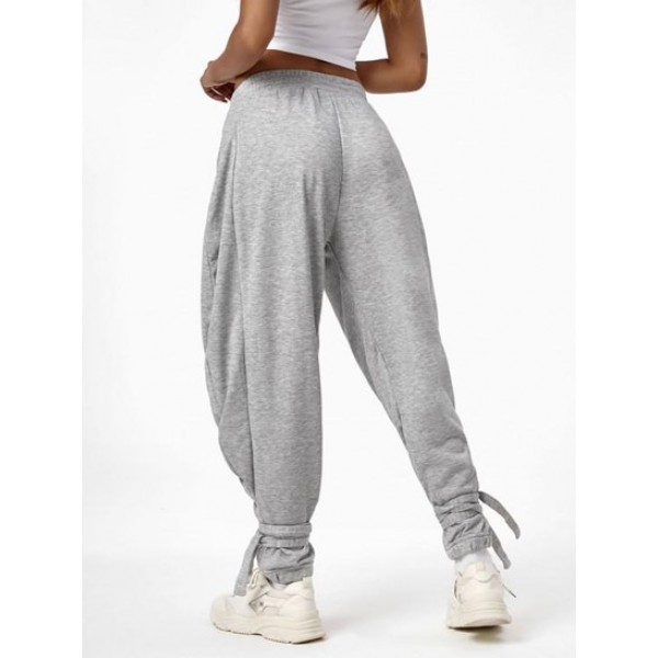Tie Cuffs French Terry Baggy Sweatpants Tie Cuffs French Terry Baggy Sweatpants