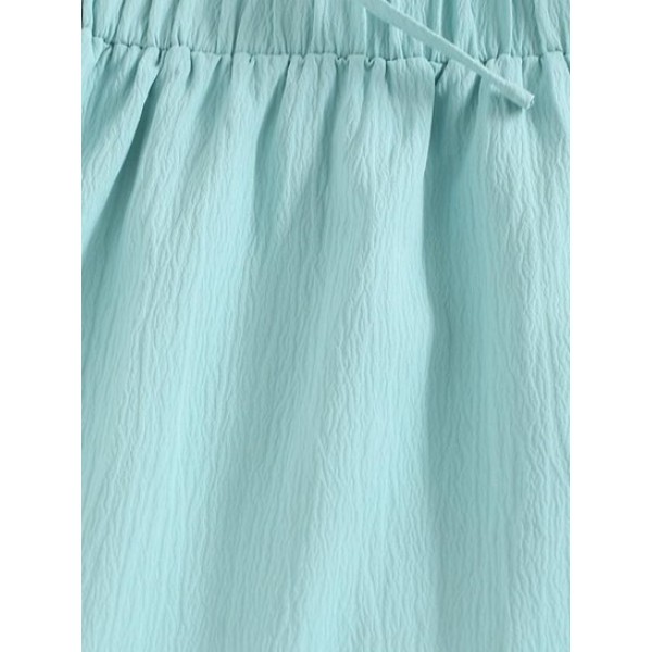 High Waisted Tie Back Built-in G-string Shorts High Waisted Tie Back Built-in G-string Shorts