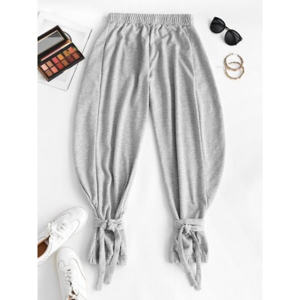 Tie Cuffs French Terry Baggy Sweatpants Tie Cuffs French Terry Baggy Sweatpants