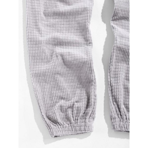 Drawstring Textured Corduroy Jogger Pants Drawstring Textured Corduroy Jogger Pants